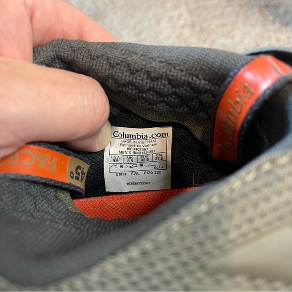 Columbia Facet 45 OutDry Hiking Shoes Men’s 9.5 – Waterproof Trail Sneakers - Picture 9 of 9